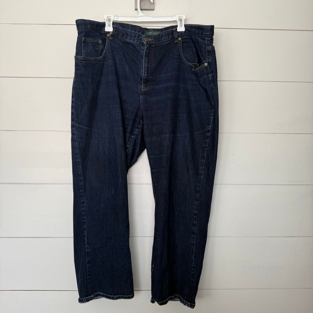 Lauren Jeans Co Ralph Lauren Women’s 22W Jeans Dark Wash Denim